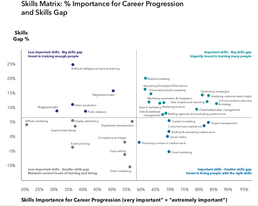 Digital marketing on sale skills gap