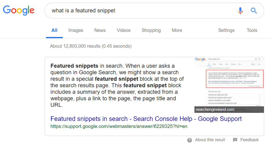 How valuable are featured snippets  Smart Insights